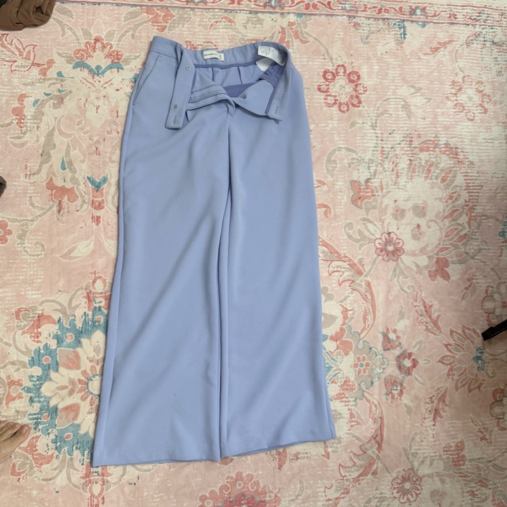 Abercrombie & Fitch Lavender Trousers asymmetrical